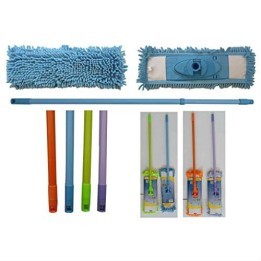 SCOPA IN MICROFIBRA CON MANICO ALLUNGABILE