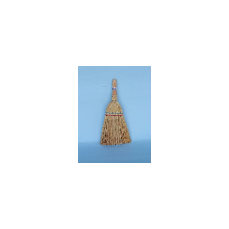 SCOPETTA SAGGINA C/MANICO LEGNO CORTO
