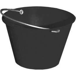 SECCHIO MURATORE NERO CON OCCHIELLO LT 40