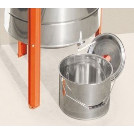 SECCHIO SOTTOSMELATORE INOX CON RUBINETTO