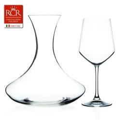 Set decanter con calici per vino Universum Rcr