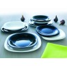 Luminarc - Servizio piatti 18 pz Carine Black e White (Bianco e Nero)