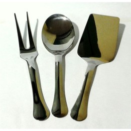 SET 3 Pz UTENSILI INOX CUCINA