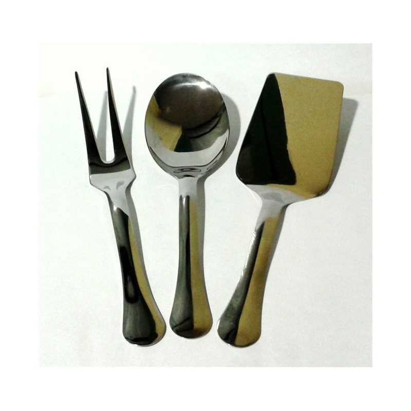 SET 3 Pz UTENSILI INOX CUCINA