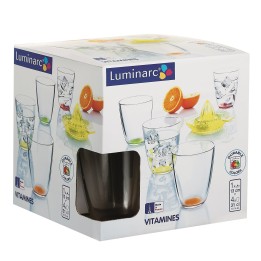 SET BICCHIERI VITAMINES CRAZY COLOR 5 Pz LUMINARC