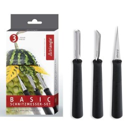 SET DI TRE COLTELLI DA INTAGLIO TRIANGLE