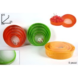 Setacci Plastica Welkhome 5 Pezzi - Utensili Cucina | RagStore