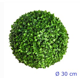 SIEPE DI BOSCO SINTETICA A SFERA 3D CM 30