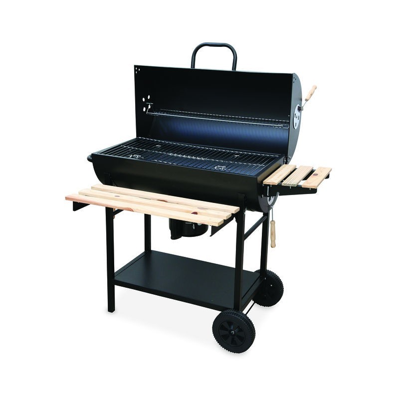 Barbecue a legna rettangolare con mensole cm 106x64x94