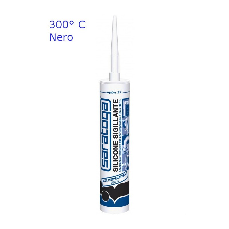 SILICONE ALTA TEMPERATURA NPBN31 NERO 280 ml