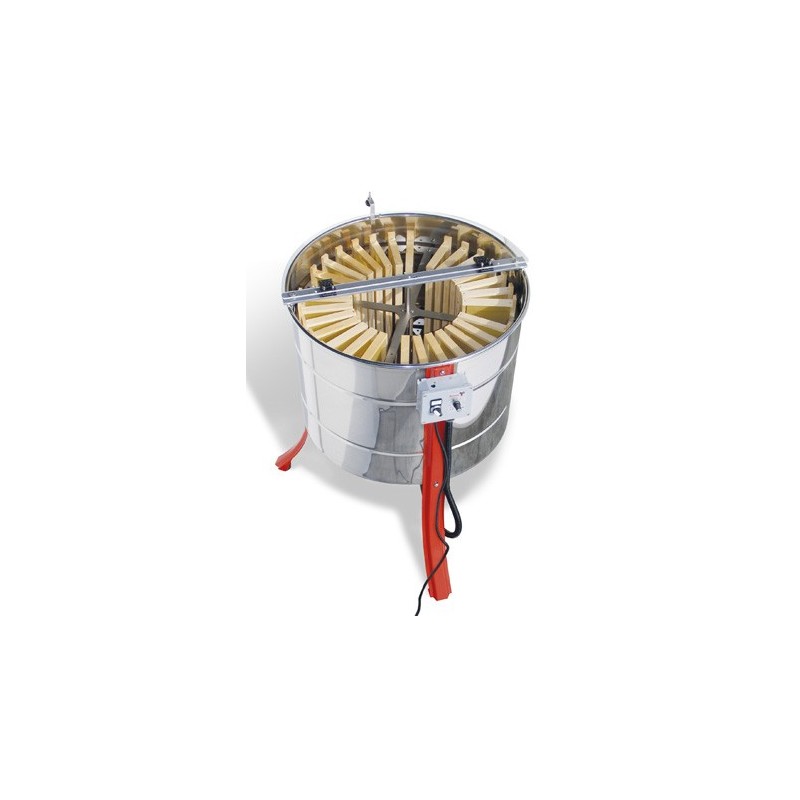 SMELATORE RADIALE MOTORIZZATO FLAMINGO CON GABBIA INOX PER 28 FAVI