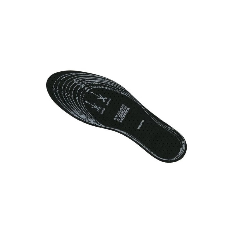 SOLETTE ANTIODORE CARBONE TG 36-45