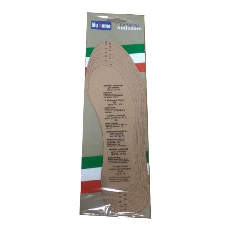 SOLETTE ANTIODORE CUOIO TG 33-45