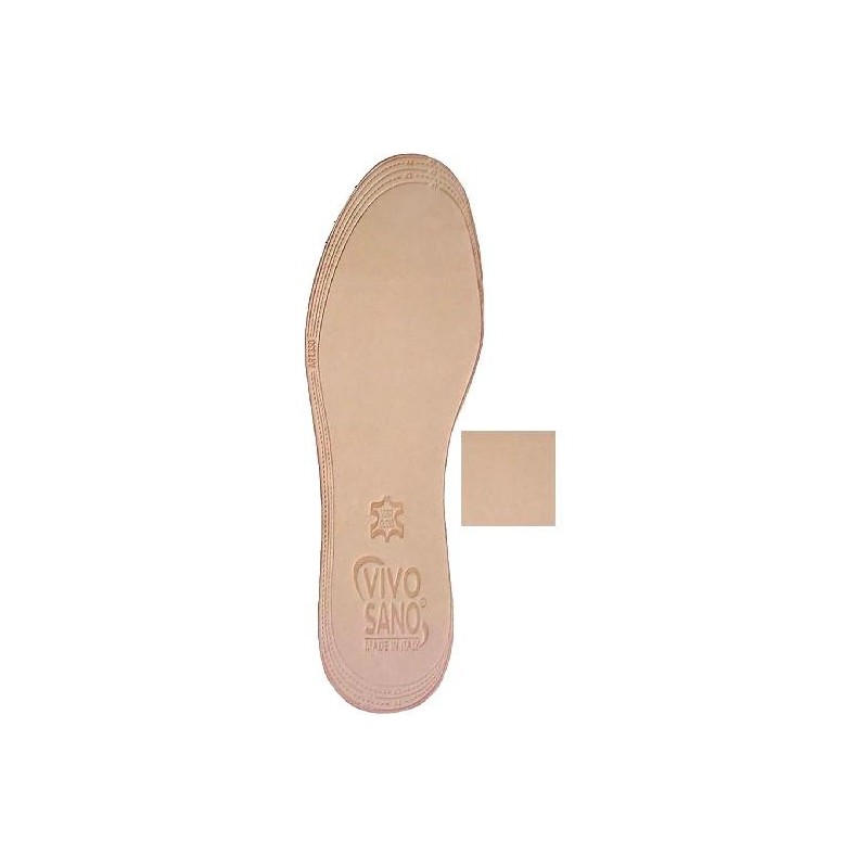 SOLETTE VERO CUOIO PIENO FIORE 34-40 LISCIA