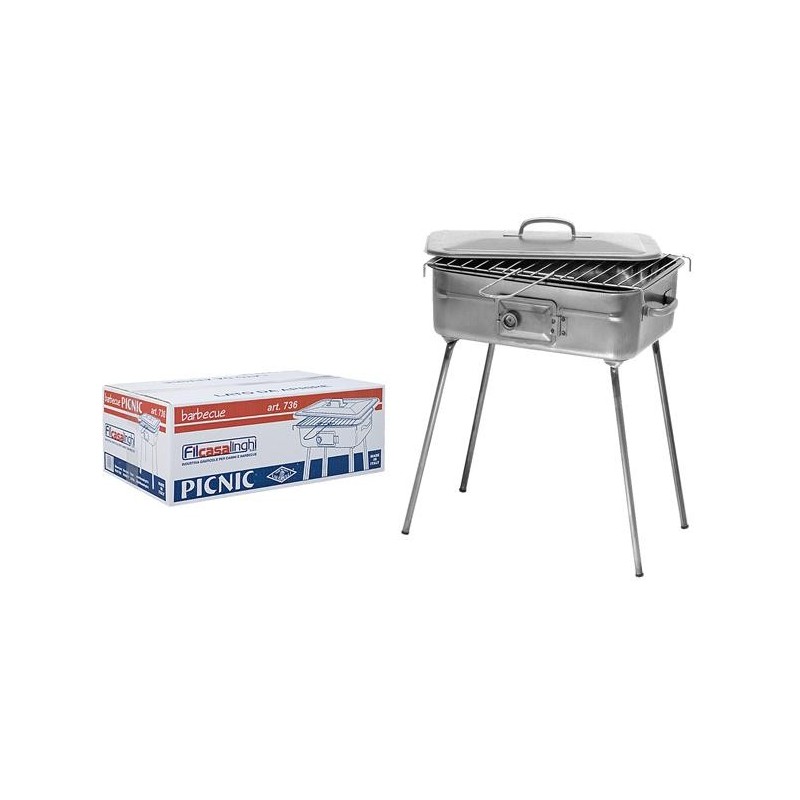 BARBECUE PIC NIC RETTANGOLARE FILCASALINGHI ART.736 CM 27x37