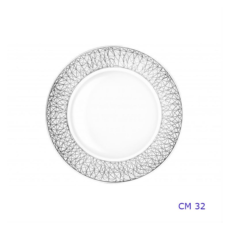 SOTTOPIATTO VETRO TRASPARENTE DOLOMITI CM 32 SET 2 Pz