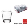 BICCHIERE ARCHIMEDE ACQUA TRASPARENTE 24 CL - Pz 6