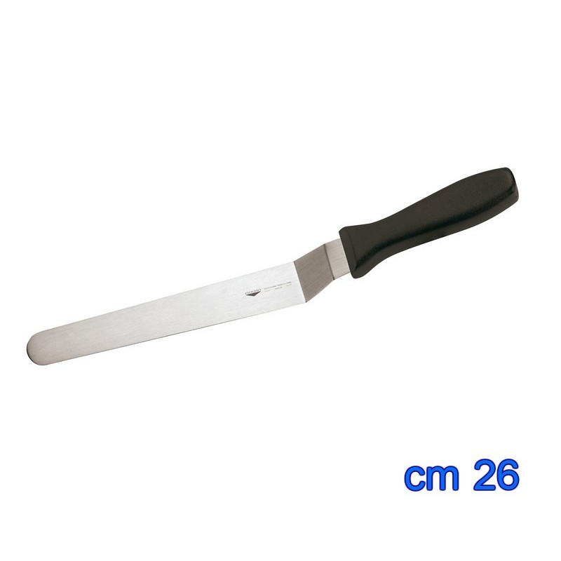 SPATOLA CUOCO INOX CON SCALINO CM 26