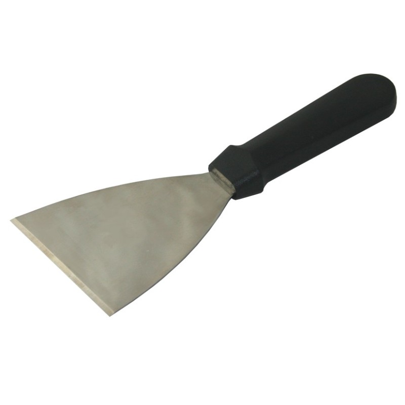 SPATOLA INOX CUCINA EVA 10 CM CON MANICO PLASTICA