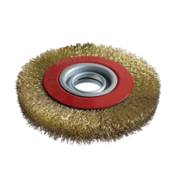 SPAZZOLA A DISCO FILO OTTONE 200 MM