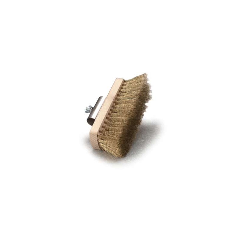 SPAZZOLA OTTONE C/MANICO CM 16