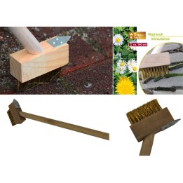 SPAZZOLA PULISCI FUGHE IN OTTONE CON MANICO CM 150