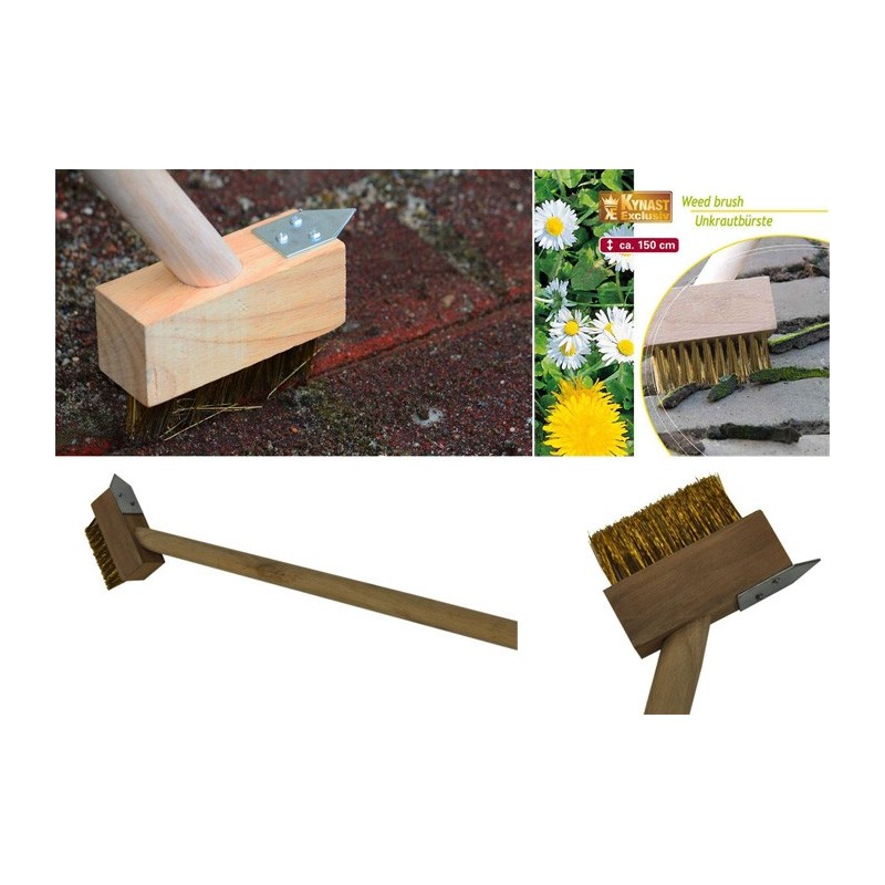 SPAZZOLA PULISCI FUGHE IN OTTONE CON MANICO CM 150