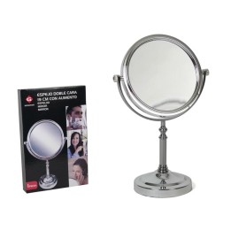 SPECCHIO DA APPOGGIO DOPPIA FACCIA CON INGRANDIMENTO CM 15