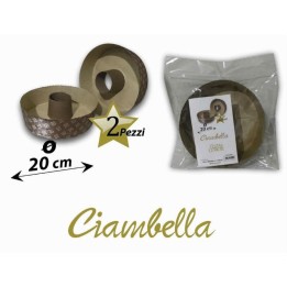 STAMPO DA FORNO IN CARTA PER CIAMBELLA CM 20 - 2 Pz