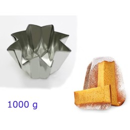 STAMPO PANDORO IN BANDA STAGNATA PROFESSIONALE DA 1 KG