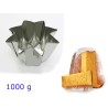 STAMPO PANDORO IN BANDA STAGNATA PROFESSIONALE DA 1 KG
