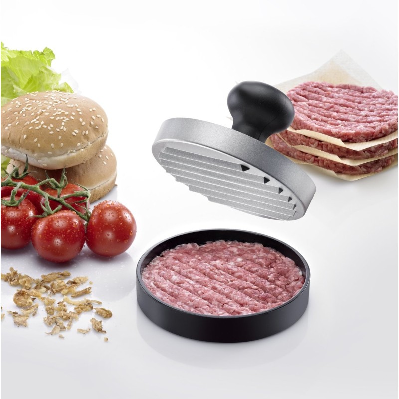 STAMPO PRESSA FORMA HAMBURGER IN ALLUMINIO CM 11 WESTMARK