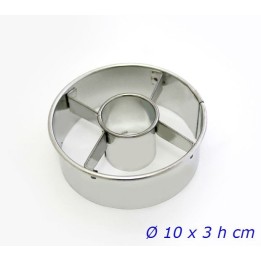 STAMPO TAGLIA PASTA CANESTRELLO LISCIO DIAM. 10x3