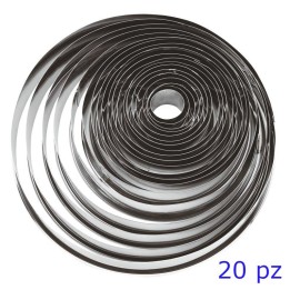 STAMPO TAGLIAPASTA ANELLO ROTONDO 20 Pz CM 2 - 20