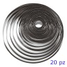 STAMPO TAGLIAPASTA ANELLO ROTONDO 20 Pz CM 2 - 20