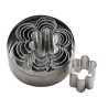 STAMPO TAGLIAPASTA ROSA STAGNO 6 Pz
