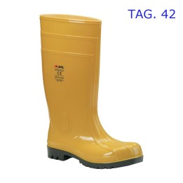 STIVALE ANTINFORTUNISTICO ECO-GIALLO PVC TAG 42