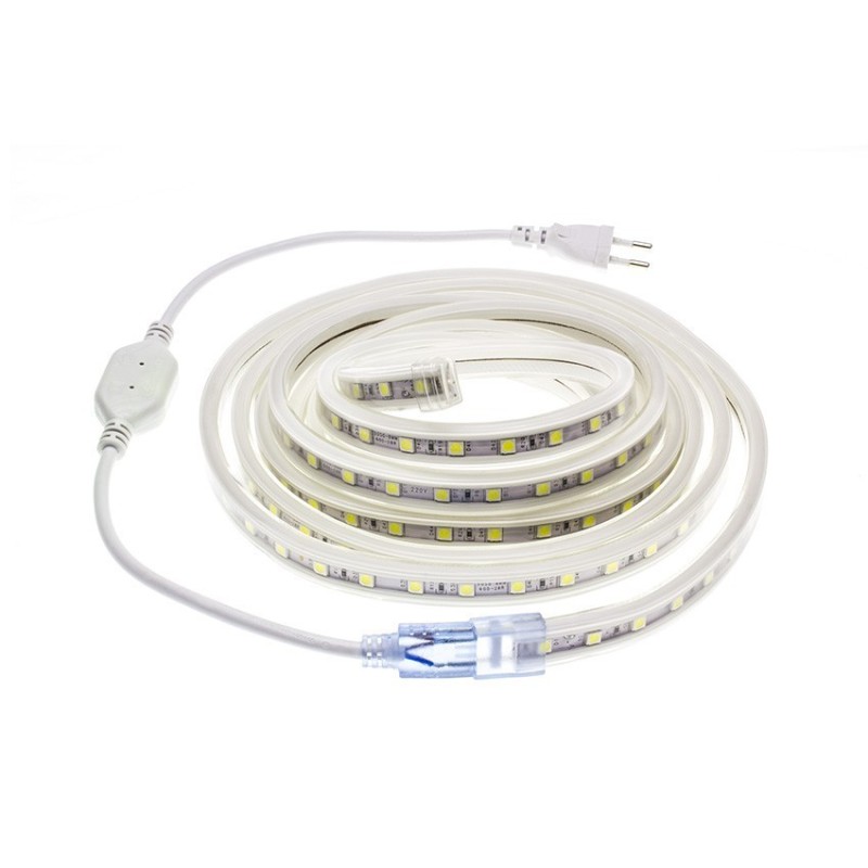 STRISCIA STRIP LED FLESSIBILE W 12 Mt 5 LUCE FREDDA