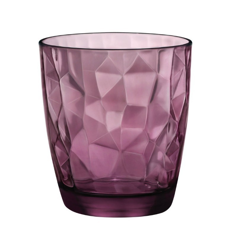 BICCHIERE DIAMOND ACQUA 30,5 cl VIOLA Pz 3