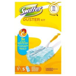 SWIFFER DUSTER STARTER KIT CON 5 PIUMINI