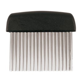 TAGLIA AFFETTA VERDURA ONDULATA ACCIAIO INOX CM 11