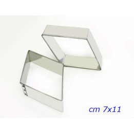 Stampo taglia mostaccioli a rombo cm 7x11