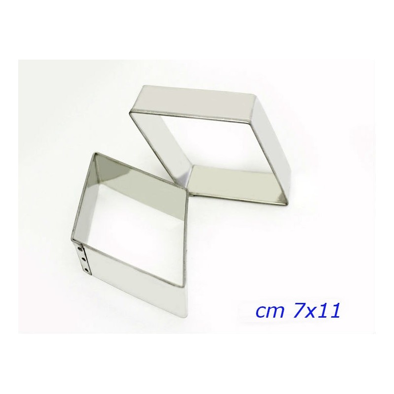 Stampo taglia mostaccioli a rombo cm 7x11