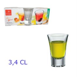 BICCHIERE DUBLINO SHORT 3,4 Cl - Pz 3