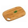 TAGLIERE IN LEGNO DI BAMBU' OVALE CON FORO CM 22,5x14,5x0,8