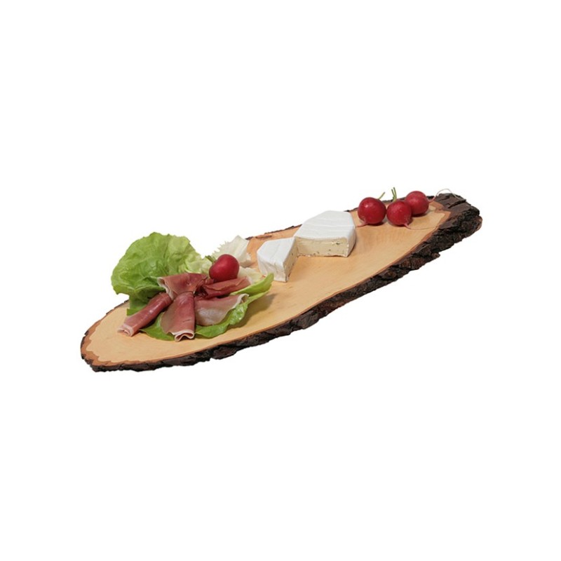 Tagliere Legno Ovale Corteccia 35-39 cm - Casalinghi | RagStore
