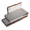 Tagliere da portata rettangolare con corteccia naturale misura 30x12