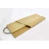 TAGLIERE LEGNO PER SALAME CM 35x13 CON SCANALATURA PER COLTELLO