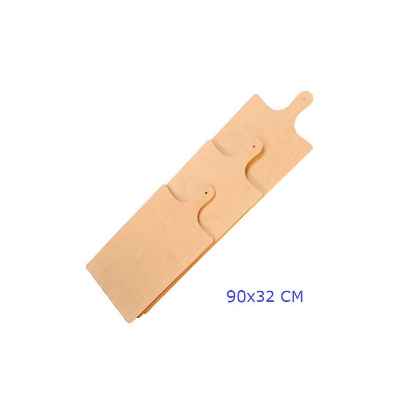 TAGLIERE LEGNO RETTANGOLARE PER PIZZA CM  90x32