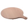 TAGLIERE LEGNO TONDO PER PIZZA CON MANICO CM 50